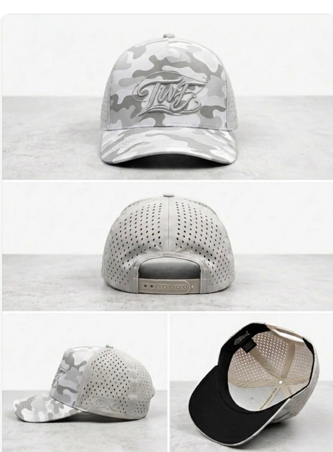 2 pack TWFishing Snapback Ghost Camo/ Blackout Camo