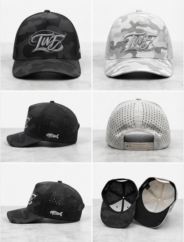 2 pack TWFishing Snapback Ghost Camo/ Blackout Camo